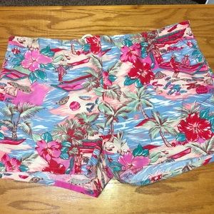 GANT VINTAGE HAWAIIAN TROPICAL PRINT  SWIM TRUNKS SIZE XL